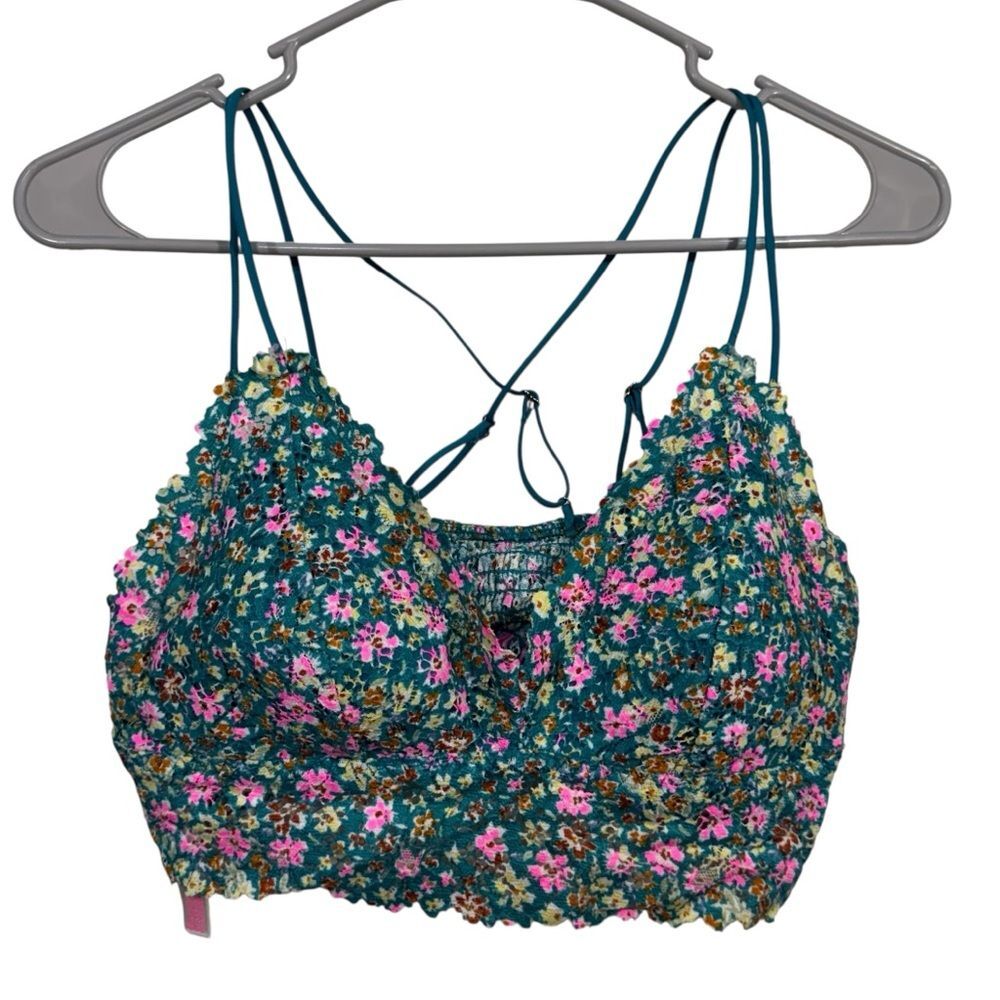 Victoria's Secret PINK Dainty Floral Strappy Bralette